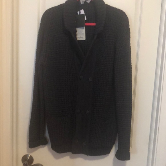 Colerige Other - Men’s Black Shawl Collar Coleridge Sweater